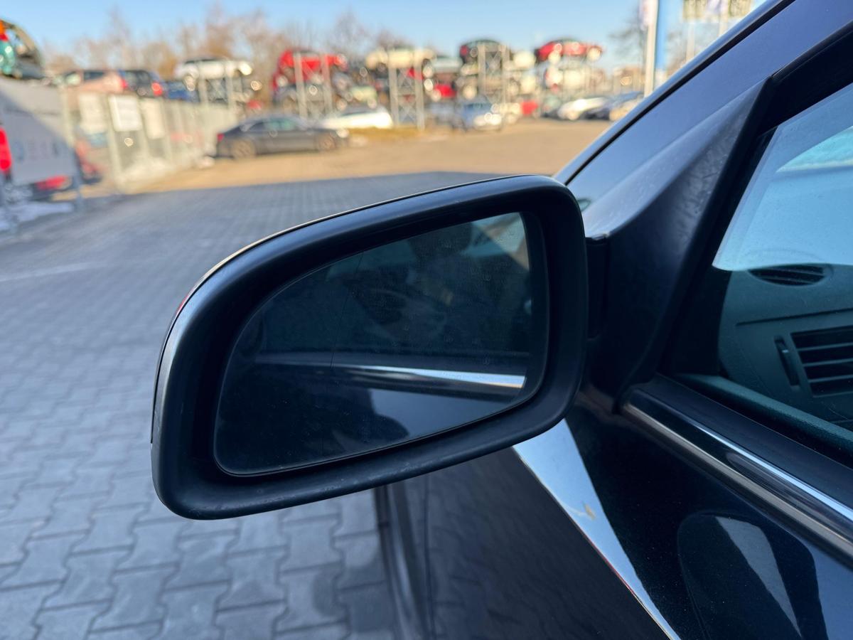 Opel Astra H GTC original Au&szlig;enspiegel links elektrisch Z20R Saphirschwarz BJ09